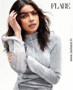 priyanka chopra in flare magazine cover page