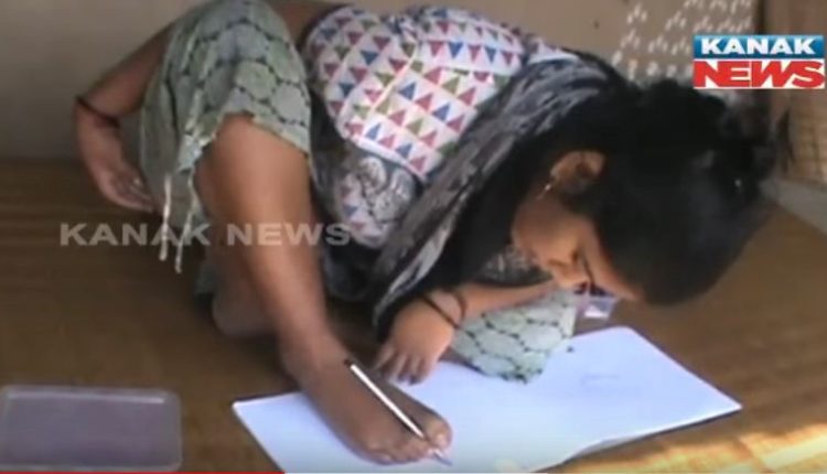 Disable Girl From Balasore Drawing Realistic Painting